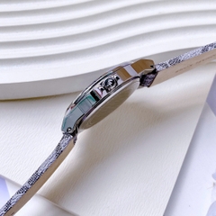 Michael Kors Lennox |Nữ Giới |Mặt Đen |Đính Đá |Dây Da In Logo |Máy Pin (Quartz) |Size 37mm