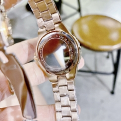 Michael Kors Lenox |Nữ Giới |Rose Gold |Mặt Đỏ |Dây Kim Loại |Máy Pin (Quartz) |Size Nhỏ 30mm