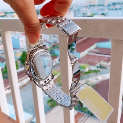 Michael Kors Lexington |Nam Giới |Mặt Trắng |Dây Kim Loại Silver |Máy Pin |Size Lớn 45mm