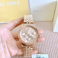 Michael Kors Lexington |Nam Giới |Mặt Tròn |Dây Kim Loại Rose Gold |Máy Pin |Size Lớn 45mm