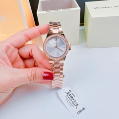 Michael Kors Mini Lenox |Nữ Giới |Rose Gold |Dây Kim Loại |Máy Pin (Quartz) |Size Vừa 33mm