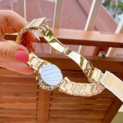 Michael Kors Mini Parker |Nữ Giới |Đính Đá |Dây Kim Loại Vàng Gold |Máy Pin (Quartz) |Size 33mm