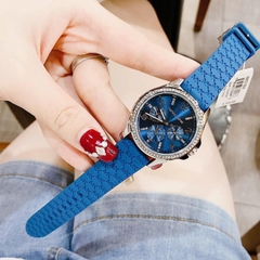 Michael Kors Mini Pilot |Nữ Giới |Đính Đá |Dây Silicone Xanh Dương |Máy Pin (Quartz) |Size 36mm
