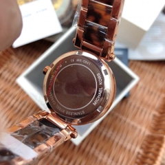 Michael Kors Parker Mini |Nữ Giới |Dây Kim Loại Mix Acetate Nâu |Máy Pin (Quartz) |Size 33mm