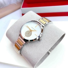 Michael Kors Portia |Nữ Giới |Đính Đá |Dây Kim Loại Demi Vàng Gold |Máy Pin (Quartz) |Size 37mm