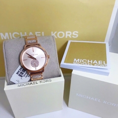 Michael Kors Portia |Nữ Giới |Rose Gold |Đính Đá |Dây Kim Loại |Máy Pin |Size Lớn 36mm
