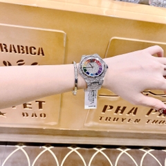 Michael Kors Raquel Limited Edition |Unisex |Đính Đá |7 Màu |Dây Kim Loại |Máy Pin (Quartz) |Size 41mm