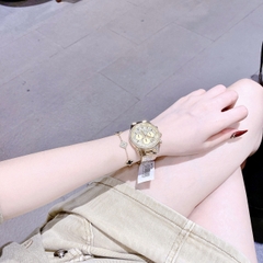 Michael Kors Ritz |Nữ Giới |6 Kim |Full Đá |Dây Kim Loại Vàng Gold |Máy Pin (Quartz) |Size 37mm