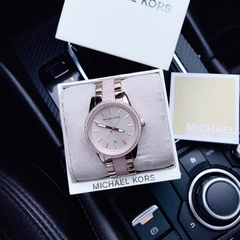 Michael Kors Ritz |Nữ Giới |Rose Gold |Dây Acetate Hồng |Máy Pin (Quartz) |Size Lớn 37mm