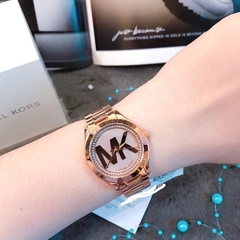 Michael Kors Runway Mini Slim |Nữ Giới |Rose Gold |Dây Kim Loại |Máy Pin |Size Vừa 33mm