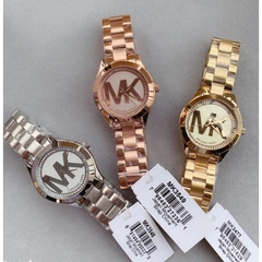 Michael Kors Runway Mini Slim |Nữ Giới |Trắng Silver |Dây Kim Loại |Máy Pin |Size Vừa 33mm