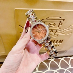 Michael Kors Runway |Nữ Giới |Mặt Nâu |Dây Kim Loại Vàng Gold |Máy Pin (Quartz) |Size 38mm