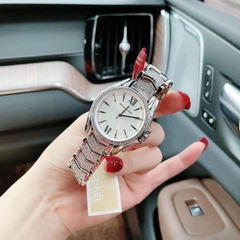 Michael Kors Whitney |Nữ Giới |Trắng Silver |Đính Đá |Dây Kim Loại |Máy Pin |Size Lớn 38mm