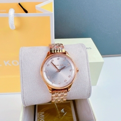 Michael Kors Lexington |Nữ Giới |Mặt Trắng |Dây Kim Loại Rose Gold |Máy Pin (Quartz) |Size 36mm