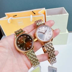 Michael Kors Lexington |Nữ Giới |Mặt Trắng |Dây Kim Loại Rose Gold |Máy Pin (Quartz) |Size 36mm
