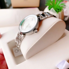 Movado Bold Mid-size |Nữ giới |Mặt Trắng |Dây Kim Loại Silver |Máy Pin (Quartz) |Size 32mm