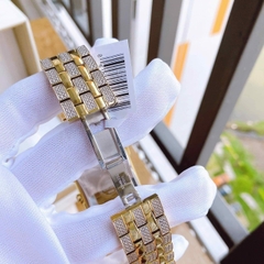 Bulova Octava |Nam Giới |Mặt Chữ Nhật |Demi Vàng Gold |Máy Pin (Máy Quartz) |Size 36x42mm