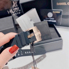 Daniel Gorman Mặt Oval |Nam Giới |Dây Silicone Đen |Máy Cơ (Automatic) |Size Lớn 45x53mm
