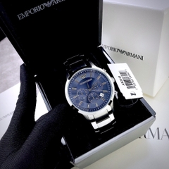 Emporio Armani AR2448 Mặt Xanh |Nam Giới |Dây Kim Loại |Máy Pin (Quartz) |Size 42mm