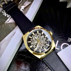 Fossil Everett |Nam Giới |Mặt Vàng Gold |Dây Da |Máy Lộ Cơ (Automatic) |Size 42mm