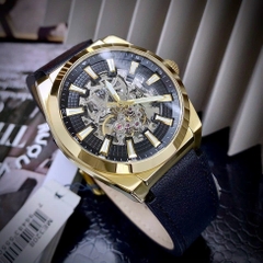 Fossil Everett |Nam Giới |Mặt Vàng Gold |Dây Da |Máy Lộ Cơ (Automatic) |Size 42mm