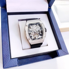 Hanboro Big Bang |Nam Giới |Mặt Oval |Đá Trắng Silver |Máy Cơ (Automatic) |Size 40x48mm