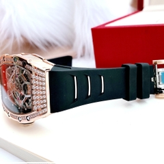 Hanboro HOT 2023 |Nam Giới |Mặt Oval |Đá Rose Gold |Máy Cơ (Automatic) |Size 40x50mm