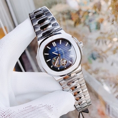 Huboler Patek Philippe |Nam Giới |Mặt Xanh |Dây Kim Loại |Máy Cơ Tự Động |Size 42mm