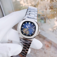 Huboler Patek Philippe |Nam Giới |Mặt Xanh |Dây Kim Loại |Máy Cơ Tự Động |Size 42mm