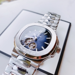 Huboler Patek Philippe |Nam Giới |Mặt Xanh |Dây Kim Loại |Máy Cơ Tự Động |Size 42mm