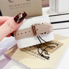 Burberry The City |Nữ Giới |Rose Gold |Đính Đá |Dây Da Nude |Máy Pin (Quartz) |Size 34mm