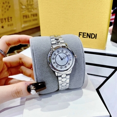 Fendi IShine |Nữ Giới |Dây Đeo Kim Loại |Mặt Trắng Silver |Máy Pin (Quartz) |Size 33mm