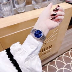 Rolex Cellini |Nữ Giới |Mặt Vuông |Xanh Dương |Dây Kim Loại |Máy Pin (Máy Quartz) |Size 33mm