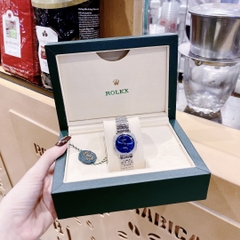 Rolex Cellini |Nữ Giới |Mặt Vuông |Xanh Dương |Dây Kim Loại |Máy Pin (Máy Quartz) |Size 33mm