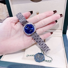 Rolex Cellini |Nữ Giới |Mặt Vuông |Xanh Dương |Dây Kim Loại |Máy Pin (Máy Quartz) |Size 33mm
