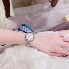 Rolex Date Just |Nữ Giới |Mặt Trắng |Niềng Khía |Dây Kim Loại Silver |Máy Pin (Máy Quartz) |Size 31mm