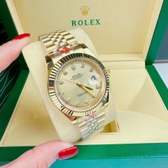 Rolex Niềng Khía |Nam Giới |Dây Kim Loại Vàng Gold |Máy Cơ (Automatic) |Size 41mm