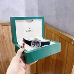 Rolex Submariner |Nam Giới |Đính Đá |Dây Silicone Đen |Máy Cơ (Automatic) |Size 41mm