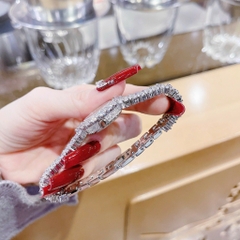 Royal Crown Mặt Full Đá |Nữ Giới |Dây Kim Loại Trắng Silver |Máy Pin (Quartz) |Size 32mm