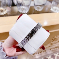 Royal Crown Mặt Full Đá |Nữ Giới |Dây Kim Loại Trắng Silver |Máy Pin (Quartz) |Size 32mm