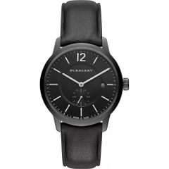 Burberry Classic Round |Nam Giới |Mặt Tròn (Đen) |Dây Da |Máy Pin (Quartz) |Size 40mm