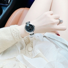 Versace Damenuhr Greca |Nữ Giới |Silver |Dây Da Màu Đen |Máy Pin (Quartz) |Size 36mm