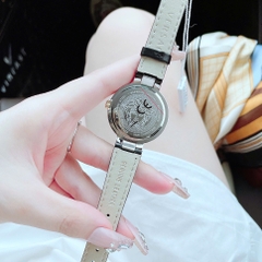 Versace Damenuhr Greca |Nữ Giới |Silver |Dây Da Màu Đen |Máy Pin (Quartz) |Size 36mm