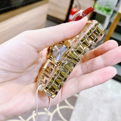 Versace Greca Goddess |Nữ Giới |Mặt Trắng |Dây Kim Loại Vàng Gold |Máy Pin (Quartz) |Size 28mm