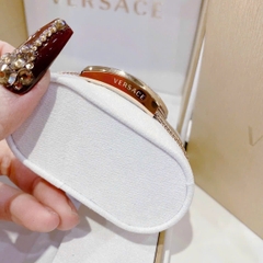 Versace Greca Icon |Nữ Giới |Mặt Chữ Nhật |Đính Đá |Dây Mesh Lưới Rose Gold |Máy Pin (Quartz) |Size 21x39mm