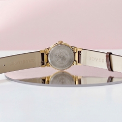Versace Greca Logo |Nữ Giới |Mặt Tròn |Vàng Gold |Dây Da Nâu |Máy Pin (Quartz) |Size 38mm