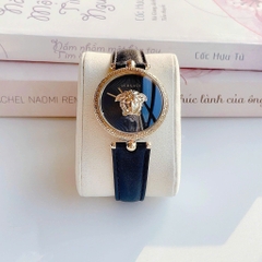 Versace Palazzo Empire |Nữ Giới |Vàng Gold |Dây Da Đen |Máy Pin (Quartz) |Size 34mm