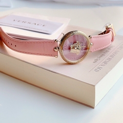 Versace Palazzo Empire |Nữ Giới |Vàng Gold |Dây Da Màu Hồng |Máy Pin (Quartz) |Size 34mm