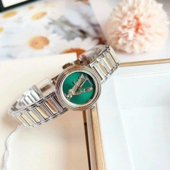 Versace Virtus Mini |Nữ Giới |Xanh Lá |Dây Kim Loại Demi Vàng |Máy Pin (Quartz) |Size 28mm