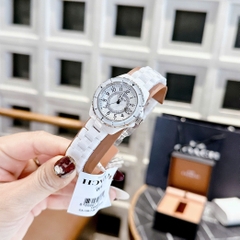 Coach Preston 14503462 |Nữ Giới |Silver |Dây Đá Ceramic Trắng |Máy Pin (Quartz) |Size 32mm